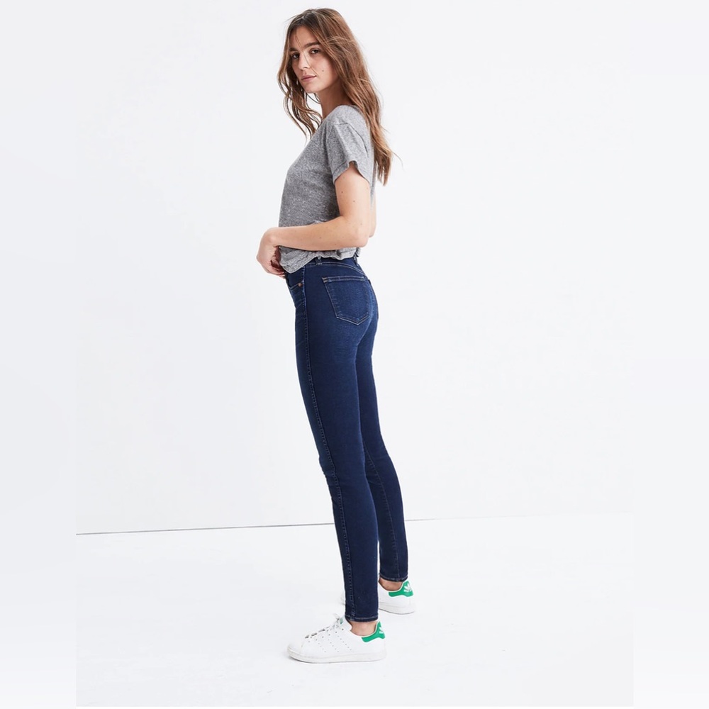 Madewell 10” High-Rise Skinny Jeans in Hayes Wash Sz 27